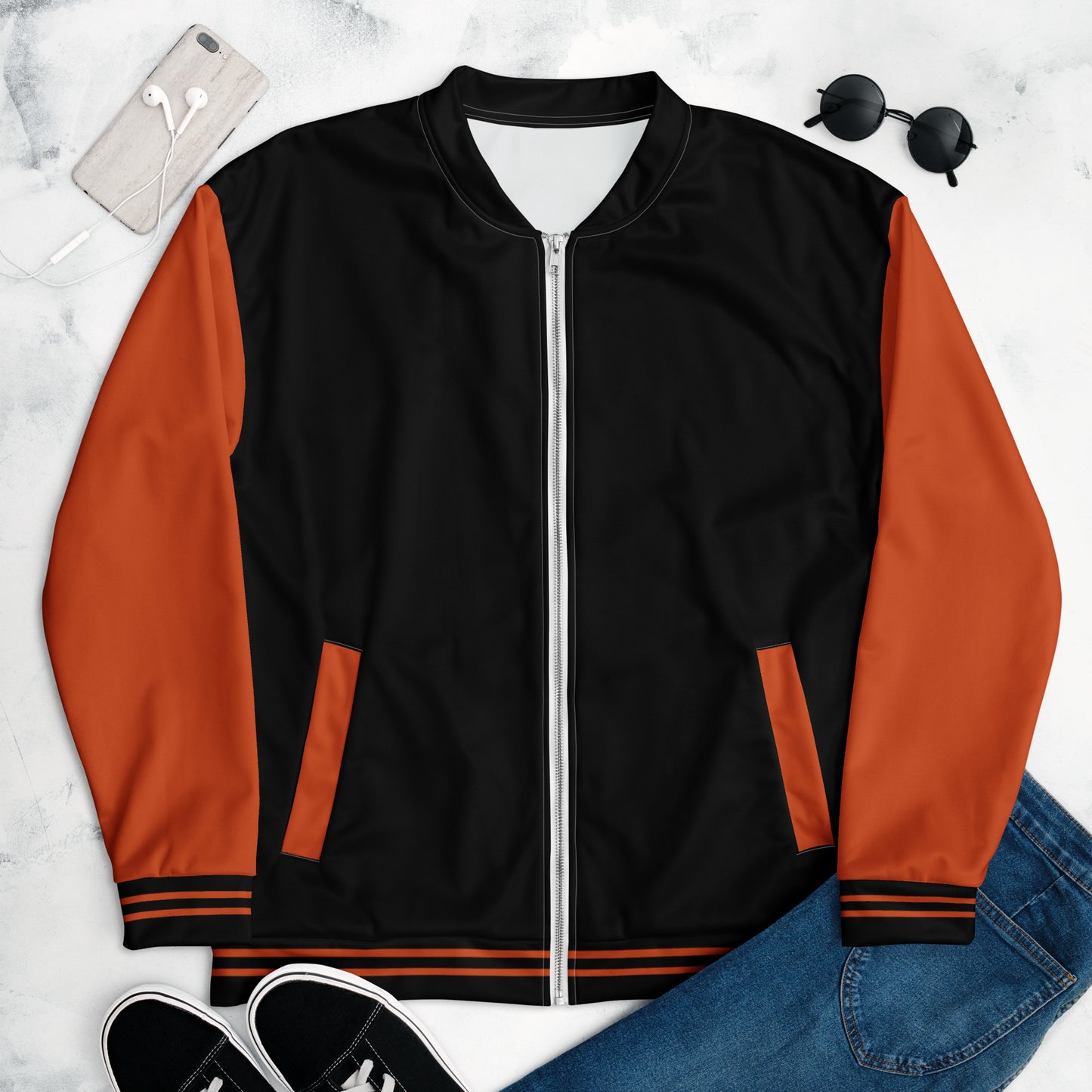 Varsity Jacket Trovão Orange